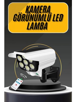 Pileli Store LED Lamba-Güneş Paneli Destekli Uzaktan Kumandalı Solar LED Lamba