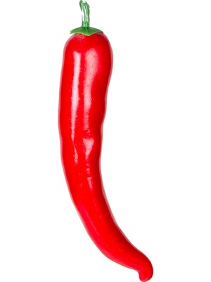Herdekora Yapay Biber Sivri Kırmızı 3X19 Cm.