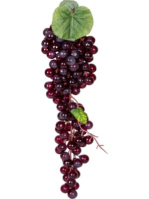 Herdekora Yapay Üzüm Salkımı Siyah 12X45 Cm.