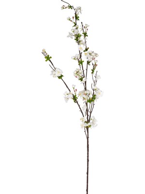 Herdekora Yapay Bahar Dalı Kiraz Çiçeği Beyaz 130 Cm.