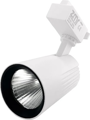 ZMR 40W Pro Ray Spot Beyaz Kasa 3000K Günışığı 3600 Lümen LED Ray Spot Armatür IP40