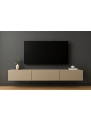 Mozide Stella Mdf Tv Ünitesi 180 cm - Kum Beji