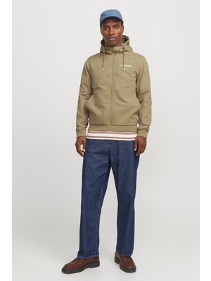 Jack & Jones Jjerush Hood Bomber Erkek Mont