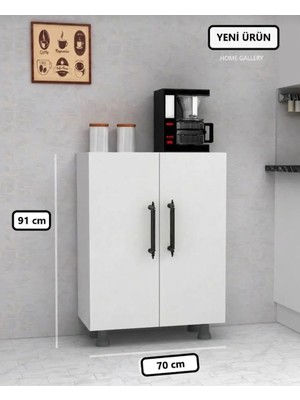 Çok  Amaçlı Dolap 70 cm Iki Kapaklı Suntalam
