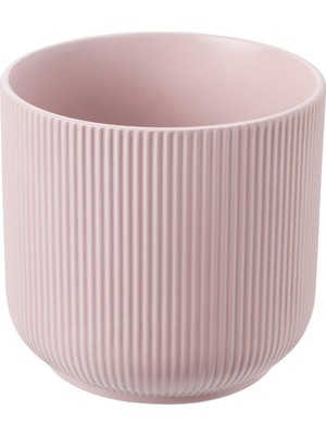 Seramik Saksı, Pembe, 12 cm