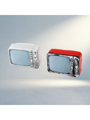 TKÇ Vintage Dekoratif Televizyon Biblo 9X6CM Renkli
