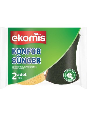Konfor Bulaşık Süngeri 2'li Yardımcı Temizlik Süngeri