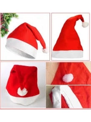 Pileli Store Polar Noel Baba Şapkası