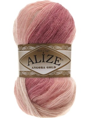 Alize Angora Gold Batik El Örgü Ipi 5 Adet (5652)