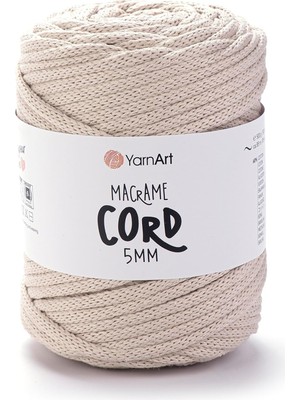 El Örgü Ipi Macrame Cord 5 Mm, 753, 2X500 gr