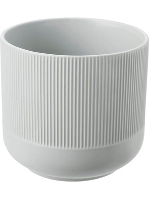 Seramik Saksı, Gri, 15 cm