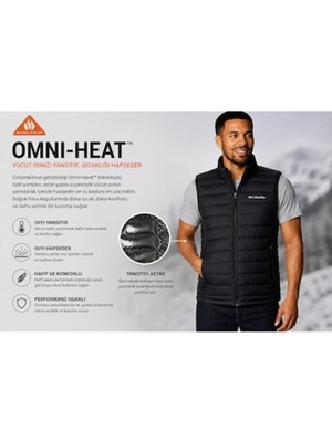Columbia White Out Fs 1.0 Omni-Heat Erkek Yelek XO2596-010