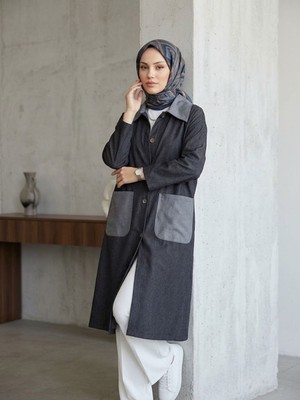 Foremia Cep  Detay Asos Ceket-Siyah -