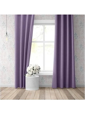 Vivense Etshome Lila Blackout Perde 16474 100X260