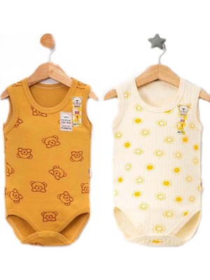 Myzi Store Kız Bebek Yenidoğan 3 ADET%100 Pamuk Uzun Kollu Çıtçıtlı Body Badi Zıbın