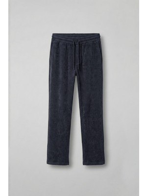 Abluka Online Ablukaonline Erkek Regular Fit Fitilli Beli Lastikli Pantolon Lacivert