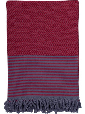 Püskül Çift Kişilik Yatak Örtüsü ve Pike |%100 Pamuklu Ince Hafif Yazlık Battaniye | Boho Dekoratif Koltuk Örtüsü | Çok Amaçlı Çeyizlik Günlük Kullanı
