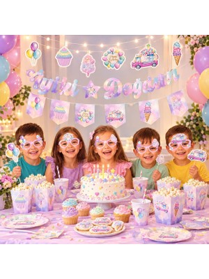 Partyora Soft Temalı Iyi Ki Doğdun Doğum Günü Parti Seti (30 Parça Kutulu)