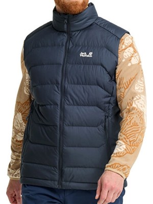 Jack Wolfskin Wıld Pass Down Vest M Rds Erkek Outdoor Yelek A66300-C0412 Lacivert