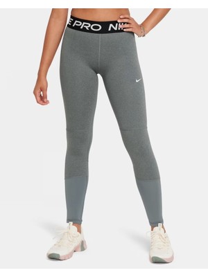 Nike Pro Dri-Fıt Kız Çocuk Tayt - Füme DA1028-091