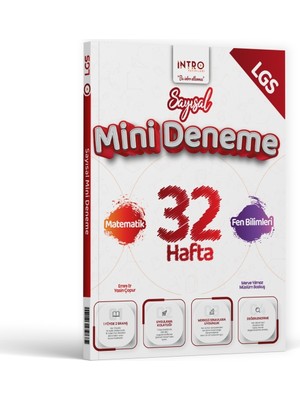 Lisinya Intro 8.sınıf Mini Deneme 32 Hafta Sayısal - 26-27