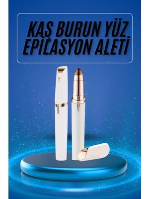 Epilasyon Aleti Tüy Kıl Alma Kaş Bıyık Unisex Yüz Bakım Tıraş Aleti - Lisinya