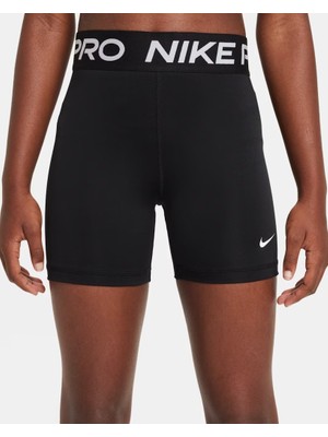 Nike Pro Dri-Fit Kız Çocuk Kısa Tayt - Siyah DA1033-010