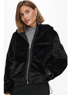 Only Onldahlıa Rev. Fur Otw Cs Siyah Kadın Mont 15208777
