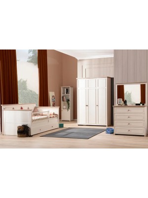 Vivense Latte Çocuk Odası Takımı, 3 Kapaklı