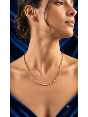 Küpe&Co Dorika 14 K Görünümlü Kolye