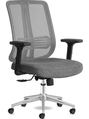 Ayrex Spark Ofis Sandalyesi Ergonomik Sırt Destekli Çalışma Koltuğu Başlıksız File Sırt (Gr