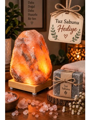 3-4 kg %100 Çankırı Doğal Kaya Tuzu Tuz Lambası