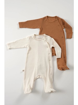 Tiny Lamb Spice Organik Bebek Tulumları - 2 Adet
