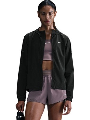 Nike Nıke W Nk Swıft Rpl Pkbl Jkt Kadın Koşu Ceketi HQ0650-010 Siyah