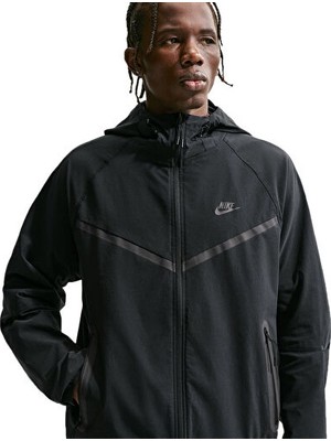 Nike Nıke M Nk Df Tech Wvn Wr Fz Jkt Erkek Günlük Ceket IU6965-010 Siyah