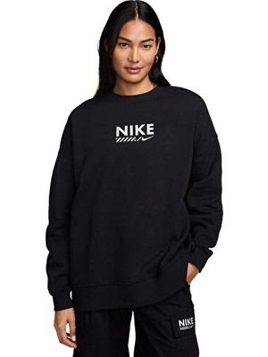 Nike Nıke Sportswear Kadın Günlük Sweatshirts HM4318-010 Siyah