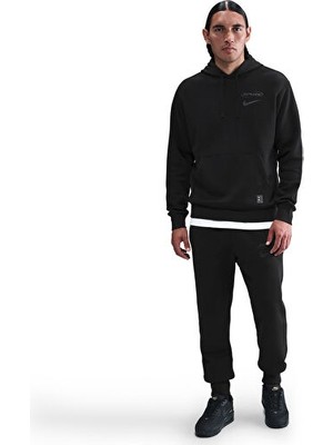 Nike Nıke Thfc M Nsw Club Hoodıe Po Bb Erkek Futbol Sweatshirts HM2893-010 Siyah