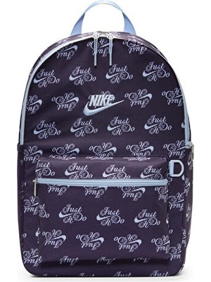 Nike Nıke Nk Hertge Bpk 2.0ACC Prt SU26 Sırt Çantası-En: 30,5 Cm, Boy: 43 Cm, Derinlik: 15 cm II0576-525 Mor