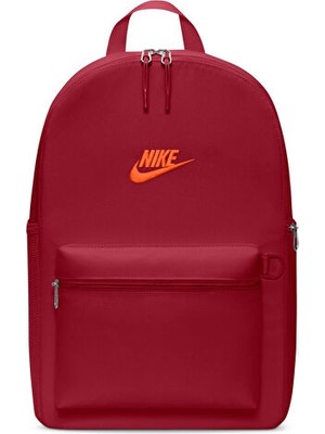Nike Nıke Nk Herıtage Backpack 2.0 Sırt Çantası-En: 30 Cm, Boy: 48 Cm, Derinlik: 15 cm IB4343-608 Kırmızı
