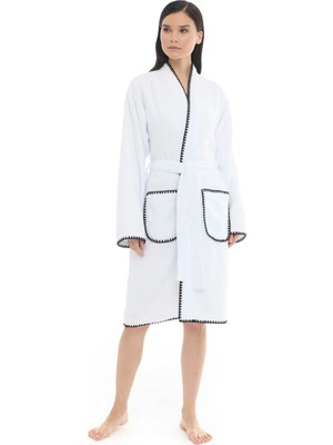 Seritaine Athena Kimono Kadın Bornozu- Mor %100 Pamuk