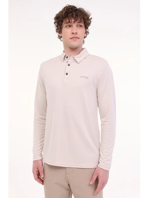 Lumberjack Erkek Sweatshirt Luke 15ITL1080 Bej