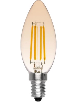 Sylvania 4W E14 LED Flamanlı Buji Rustik Ampul 15306