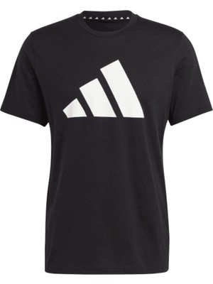 Adidas Tr-Es Fr Logo T Erkek Siyah Baskılı Tişört Giyim IB8273
