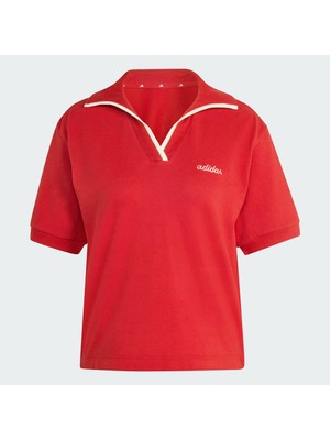Adidas  W Cp Polo Kırmızı Kadın Polo Tişört KC4000