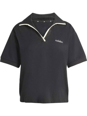 Adidas  W Cp Polo Siyah Kadın Polo Tişört KC3998