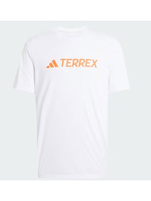 Adidas mt Log Tech T Erkek Beyaz Baskılı Tişört Giyim JI9235