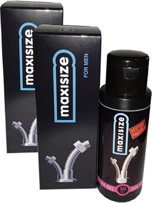 Bezos Hintohu Erkeklere Özel For Men Maxı Sıze  Lubricant Jel 50 ml 2 Adet