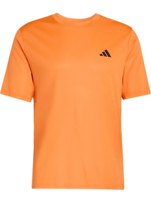 Adidas  We Bas T Turuncu Erkek Düz Tişört KD5467