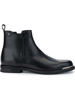 Tamer Tanca Erkek Hakiki Deri Siyah Casual Bot 1157 40003 Erk Bot SK26-27 Sıyah