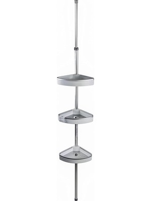 Ayrex Venta 3lü Köşe Rafı Aynasız-Beyaz M-N38-01